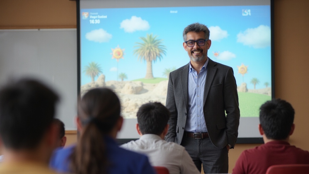 Salón de clases con el Profetato