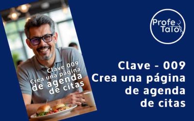 Clave #009 – Crea una página de agendas de citas